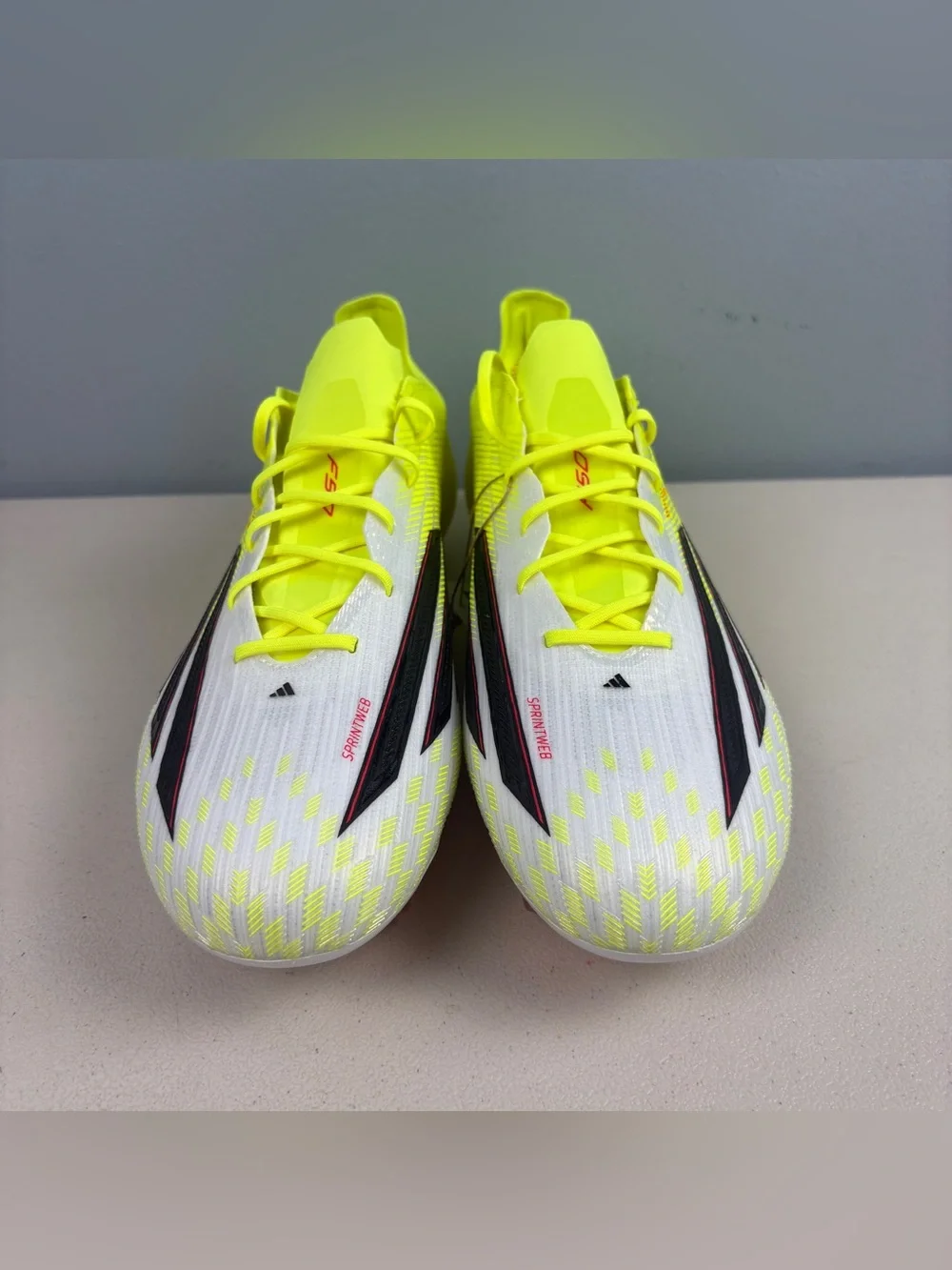 Adidas F50 Elite FG Soccer Cleats Team Solar Yellow 2 Black JR6457 Men’s Sz 8.5